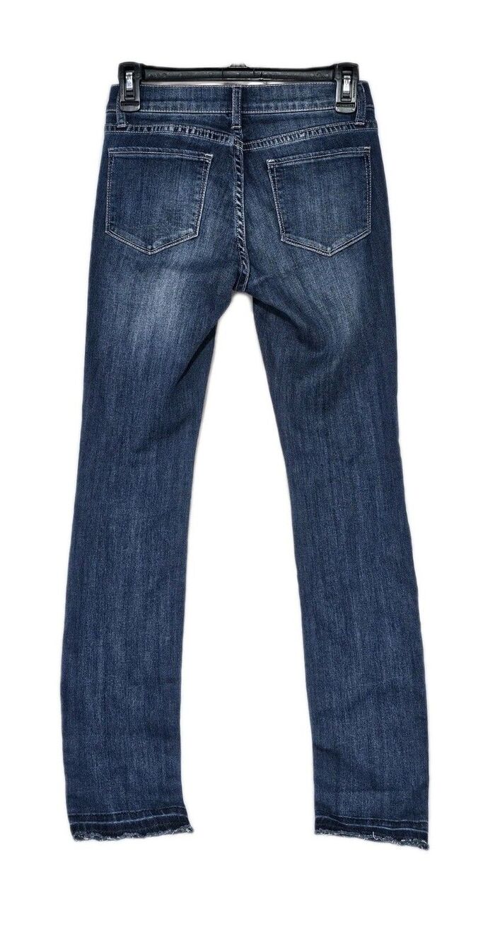 NWT Soho Jeans New York & Co Runway Leggings Star Print Skinny Blue Denim Size 0 - Picture 3 of 10